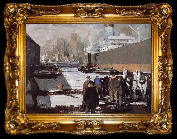 framed  George Wesley Bellows Docker, ta009-2